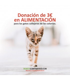 3€ de Alimentación Solidaria | Donación BONESCOMPANYIES.COM