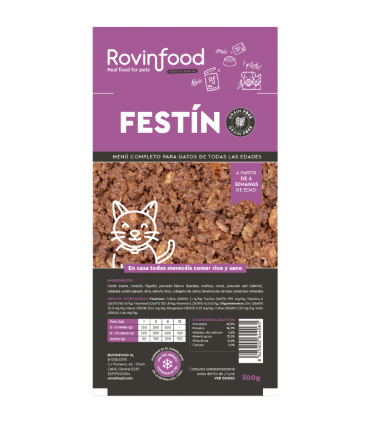 ROVINFOOD Festín de Carne & Pescado para Gatos