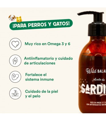 Wild Balance Aceite Natural de Sardinas 250ml